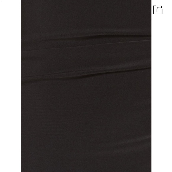 Vince Camuto Black halter cascade dress - Picture 3 of 11